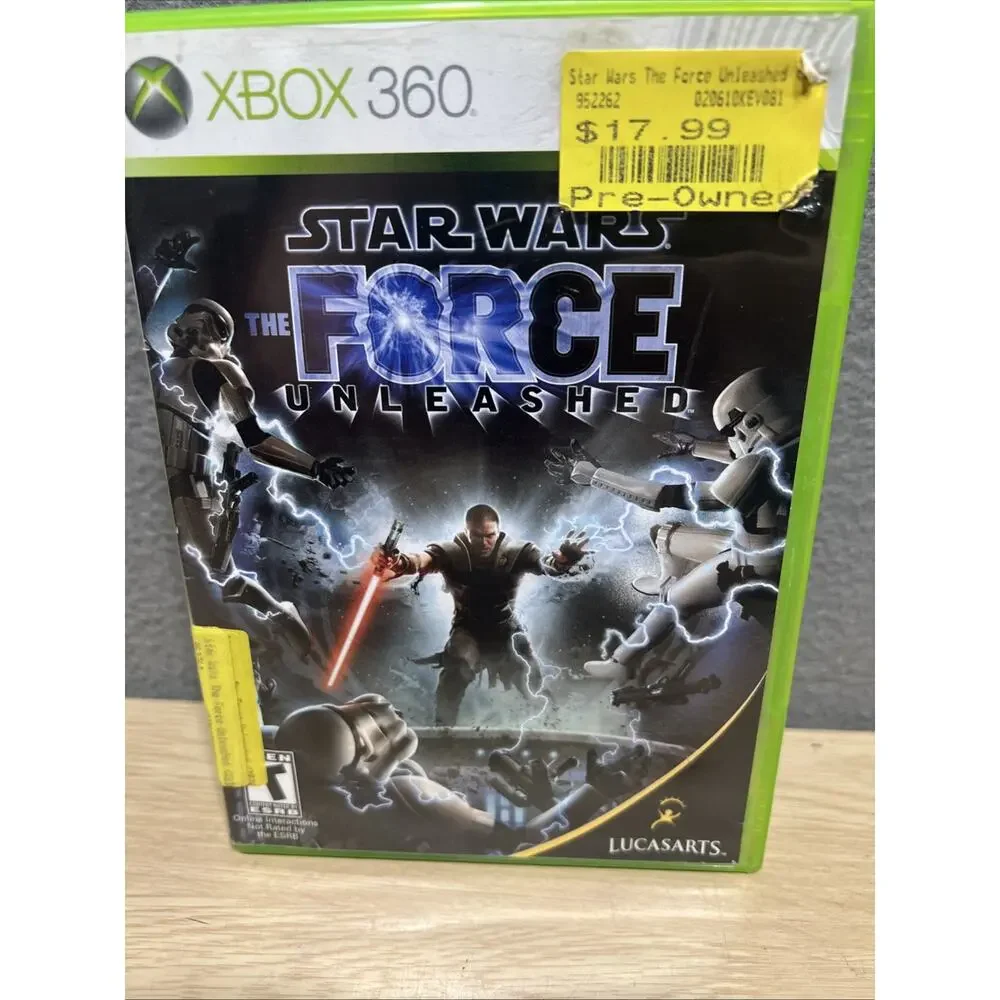 Star Wars: The Force Unleashed (Microsoft Xbox 360, 2008) CIB Tested Working